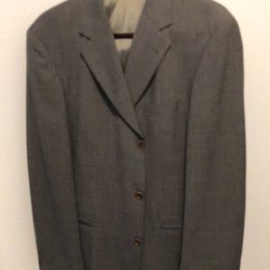 Mens Charcoal Gray Hugo Boss wool Suit